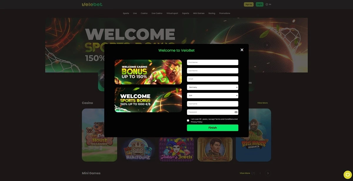 Velobet Casino: Descubre Nuestros Bonos Exclusivos